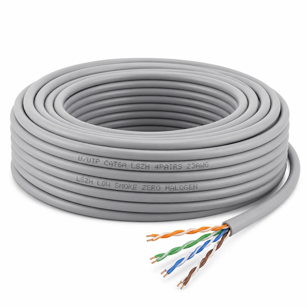 Cabo U/Utp6A Cat6A E1 4P Lszh